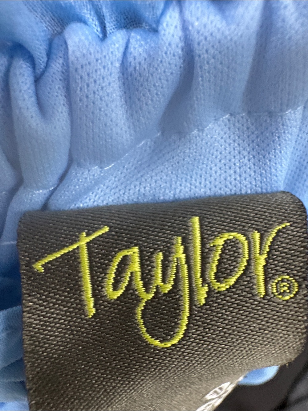 Taylor Light Blue Ruffled Dress - Picture 9 of 9